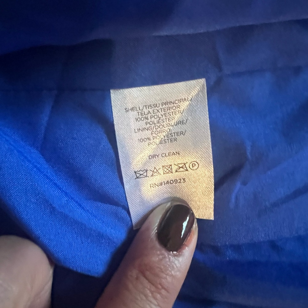 LOFT Royal Blue Teddy Jacket - Picture 11 of 15